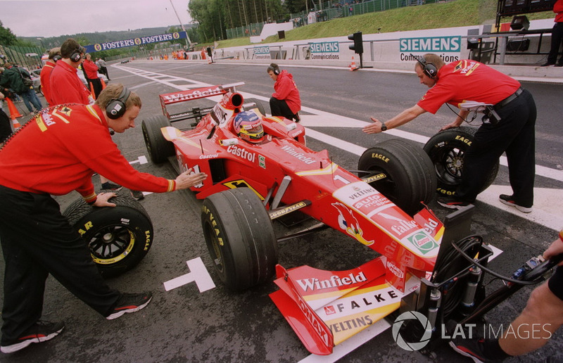 Jacques Villeneuve, Williams practices his pitstops