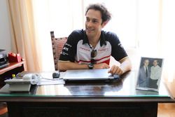 Bruno Senna, Mahindra Racing beim Besuch von Juan Manuel Fangio's Haus und Museum