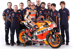 Marc Marquez, Repsol Honda Team avec son équipe
