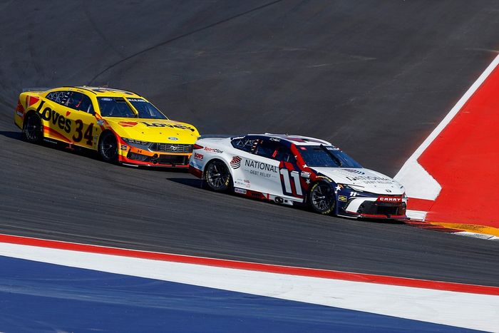 Tyler Reddick channels Michael Jordan with first three-peat 137 Denny Hamlin, Joe Gibbs Racing, Todd Gilliland, Front Row Motorsports