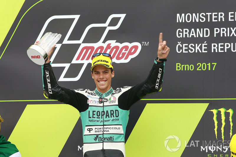 Podium: ganador, Joan Mir, Leopard Racing