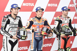 Qualifying: second place Karel Abraham, Aspar Racing Team, polesitter Marc Marquez, Repsol Honda Tea