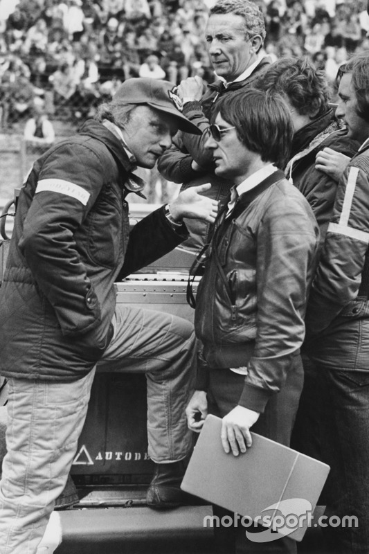 Niki Lauda, Brabham BT46-Alfa Romeo; Bernie Ecclestone, Brabham, Teambesitzer