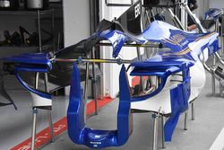 Sauber C36: le sezioni della carrozzeria