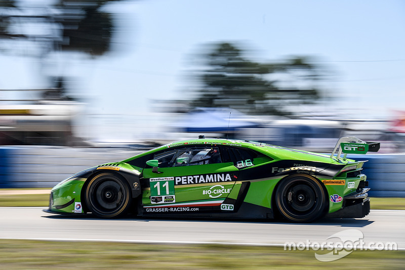 #11 GRT Grasser Racing Team Lamborghini Huracan GT3: Christian Engelhart, Rolf Ineichen, Richard Antinucci