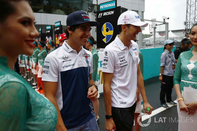 Lance Stroll, Williams, Esteban Ocon, Force India