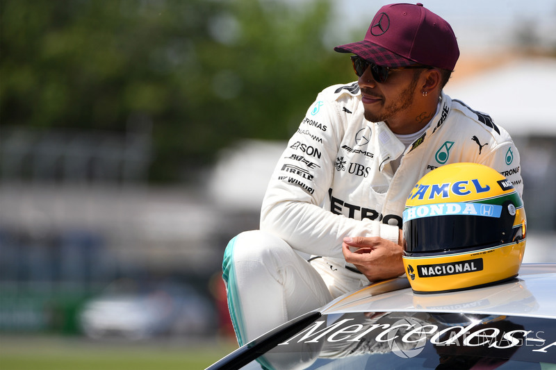 GP de Canadá 2017: El día que Hamilton recibió un casco de Senna