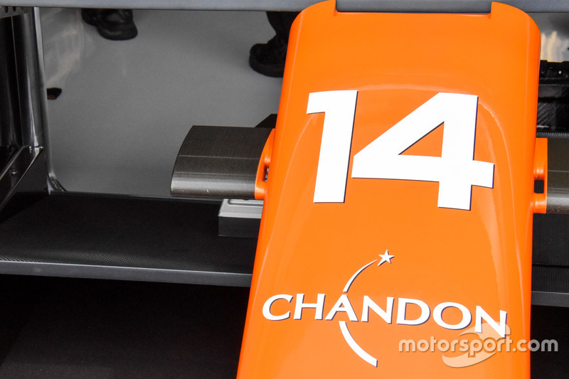 McLaren MCL32, cono de nariz detalle