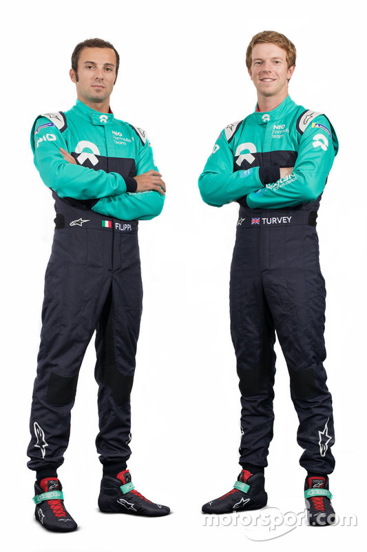Luca Filippi ve Oliver Turvey, NIO Formula E team