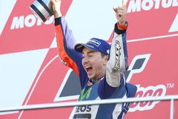 Podium : le vainqueur Jorge Lorenzo, Yamaha Factory Racing