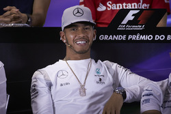 Lewis Hamilton, Mercedes AMG F1 lors de la conférence de presse de la FIA