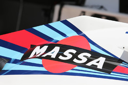 Felipe Massa avec une livrée spéciale sur sa Williams FW38 pour son dernier GP au Brésil