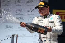 Podium : le troisième, Valtteri Bottas, Mercedes AMG F1