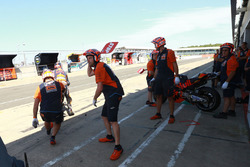 Cambio moto, cartello di stop in pit lane