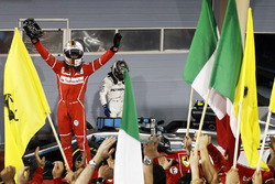 Race winner Sebastian Vettel, Ferrari SF70H