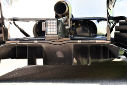 Rear aero and diffuser detail of Felipe Massa, Williams FW40
