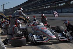 Will Power, Team Penske Chevrolet, pit stop