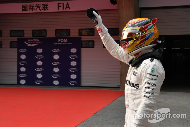 Polesitter Lewis Hamilton, Mercedes AMG F1