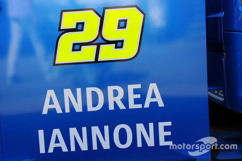 Andrea Iannone, Team Suzuki MotoGP logo