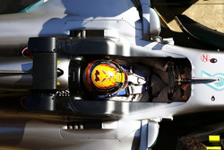 Lewis Hamilton, Mercedes AMG, in cockpit