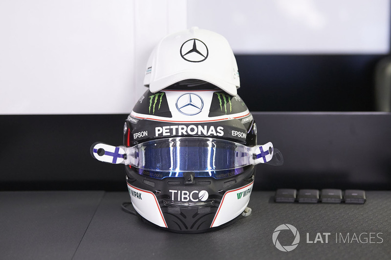 Casco de Valtteri Bottas, Mercedes AMG F1