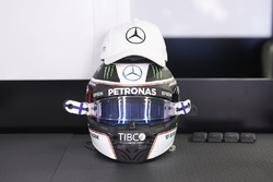 The helmet of Valtteri Bottas, Mercedes AMG F1