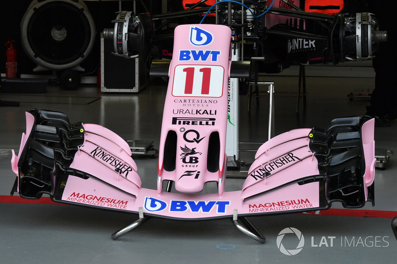 Sahara Force India VJM10, naso e ala anteriore