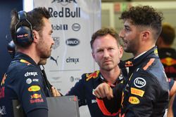 Christian Horner, Red Bull Racing Team Principal and Daniel Ricciardo, Red Bull Racing