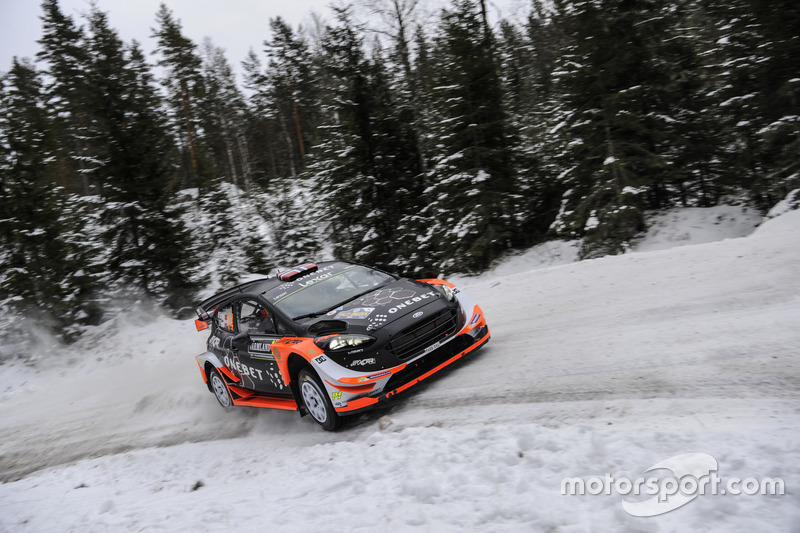 Мадс Остберг и Ола Флёне, Ford Fiesta WRC, Onebet Jipocar WRT