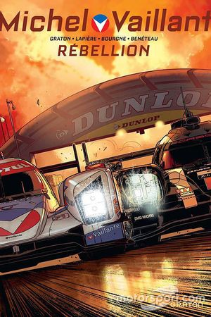 Nueva portada de cómic de Michel Vaillant Le Mans con Rebellion Racing y Porsche