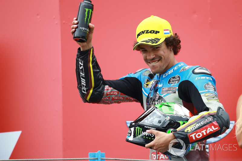 Podium: Race winner Franco Morbidelli, Marc VDS