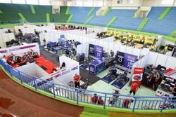Suasana paddock MXGP Indonesië