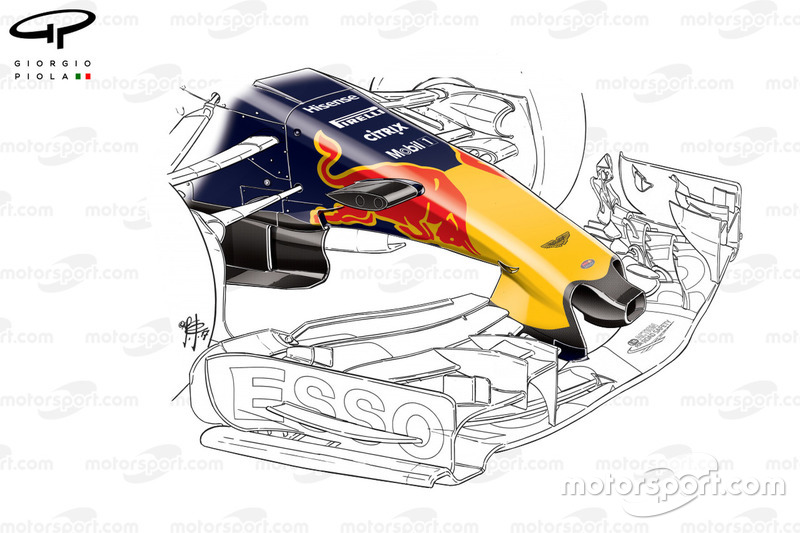 Nez de la Red Bull RB13