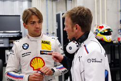 Augusto Farfus and Stefan Reinhold, Team Principal BMW Team RMG