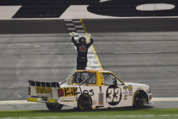 Kaz Grala, GMS Racing Chevrolet, Wins the Camping World Truck Series race