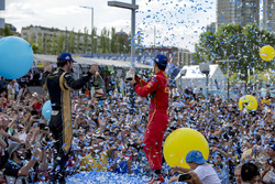 Podio: Jean-Eric Vergne, Techeetah e Lucas di Grassi, ABT Schaeffler Audi Sport