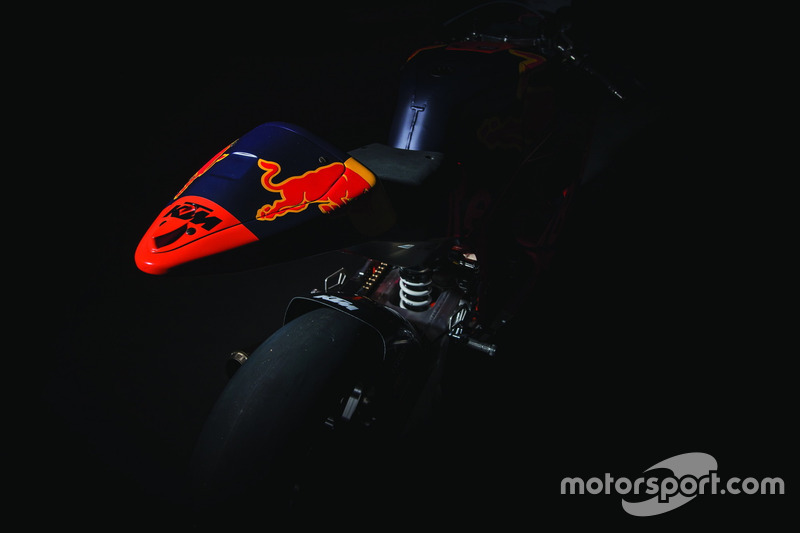 La moto di the Red Bull KTM Ajo Team