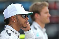 Lewis Hamilton, Mercedes AMG F1 and Nico Rosberg, Mercedes AMG F1