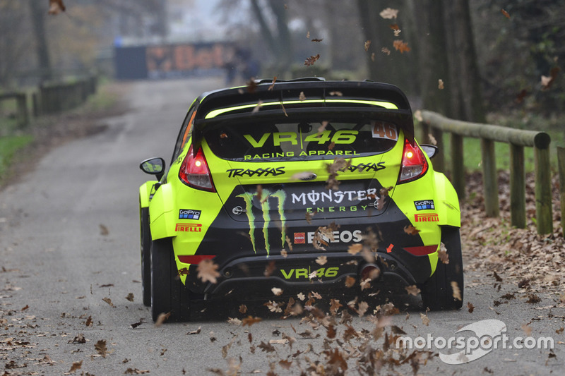 Valentino Rossi, Carlo Cassina, Ford Fiesta