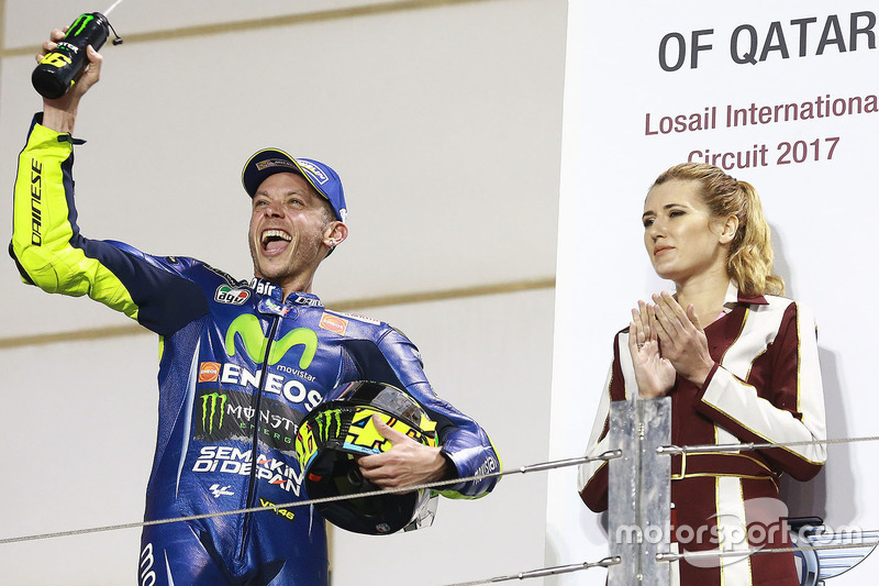 Podio: Valentino Rossi, Yamaha Factory Racing