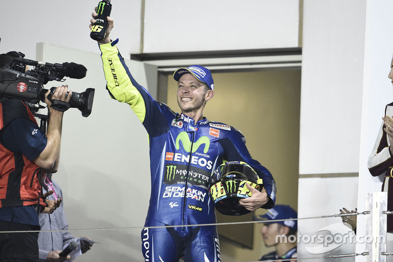 Podio: Valentino Rossi, Yamaha Factory Racing