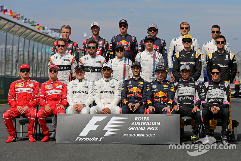 Foto do grid em 2017