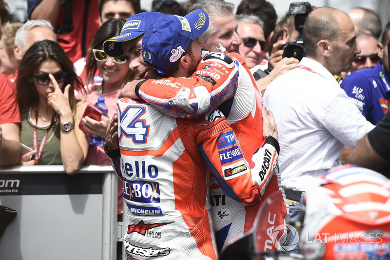 Andrea Dovizioso, Ducati Team, Danilo Petrucci, Pramac Racing