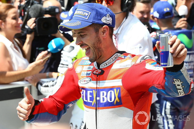 Após testar em Mugello antes do GP da França, muito se esperava da Ducati. Dovizioso não decepcionou e colocou a Desmosedici em terceiro no grid, fechando a primeira fila.