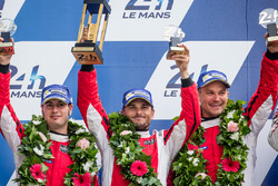 Podium LMGT Pro : les 2es : #82 Risi Competizione Ferrari 488 GTE: Giancarlo Fisichella, Toni Vilander, Matteo Malucelli