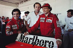 Alain Prost, Ron Dennis, Niki Lauda