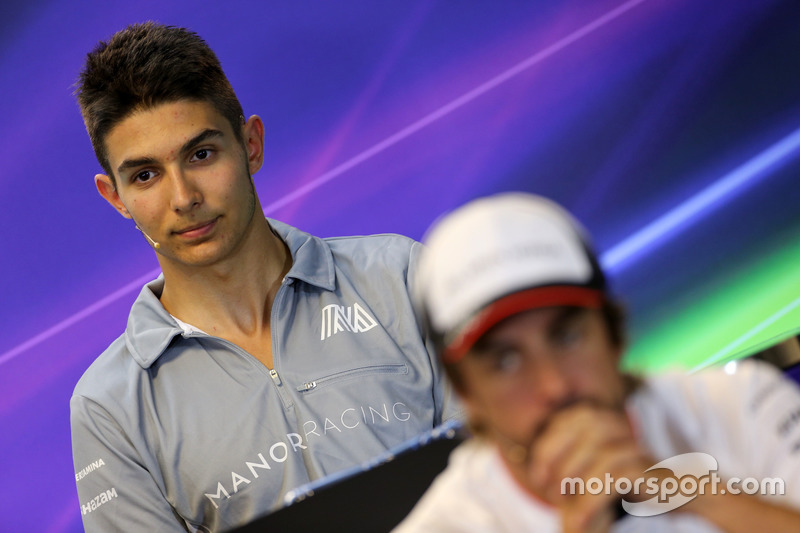 Esteban Ocon, Manor Racing nella Conferenza Stampa FIA