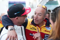 Rob Huff, Honda Racing Team JAS, en Tom Coronel, Roal Motorsport