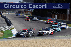 Mato Homola, B3 Racing Team Hungary, Seat León TCR; Gianni Morbidelli, West Coast Racing, Honda Civ