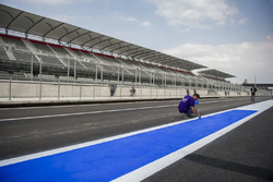 Preparazione dell'autodromo Hermanos Rodríguez pera il GP del Messico